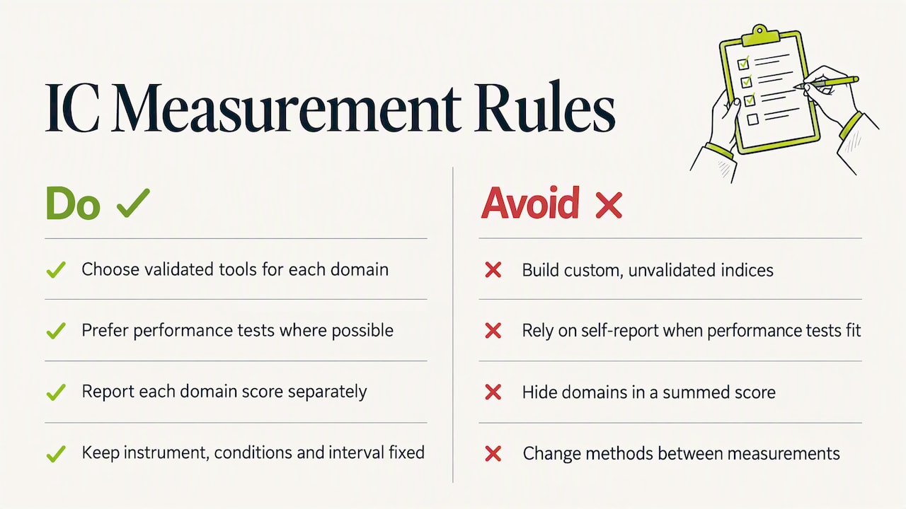 Choosing measurement tools: overview diagram